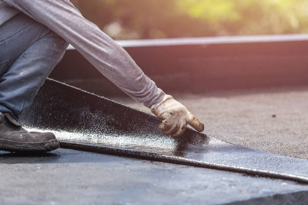 Professional Basement Waterproofing technician working in Nottingham, MD